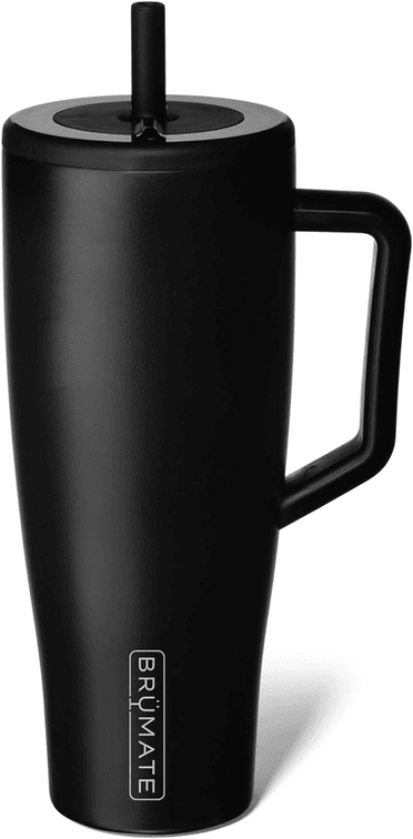  BrüMate Era 40 oz Tumbler with Handle and Straw | 100% Leakproof Insulated Tumbler with Lid and Straw | Made of Stainless Steel | Cup Holder Friendly Base 