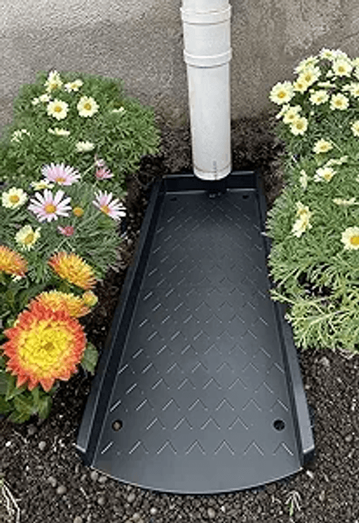2 Pack Gutter Downspout Extensions, Rain Gutter Downspout Splash Block, Down Spout Extender, Drain Gutter Guard Diverter, Splash Guards Rainwater Drainage 24"