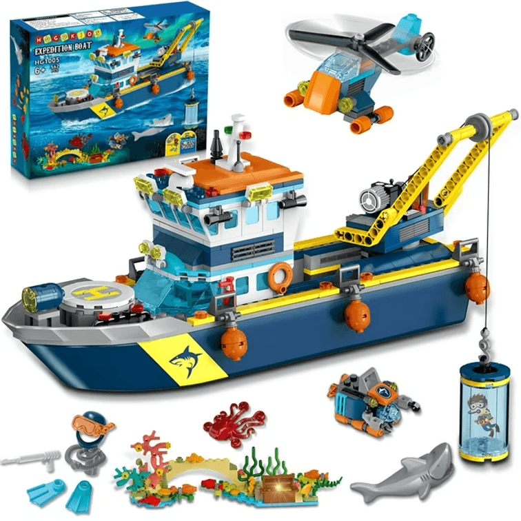 HogoKids City Floatable Boat Building Set