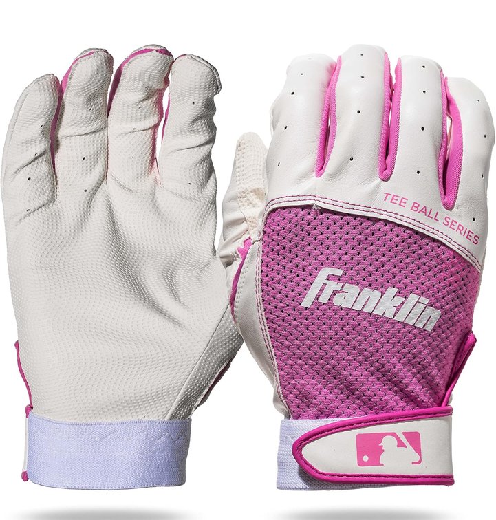 Kids Size XS - Tee Ball Batting Gloves Pink