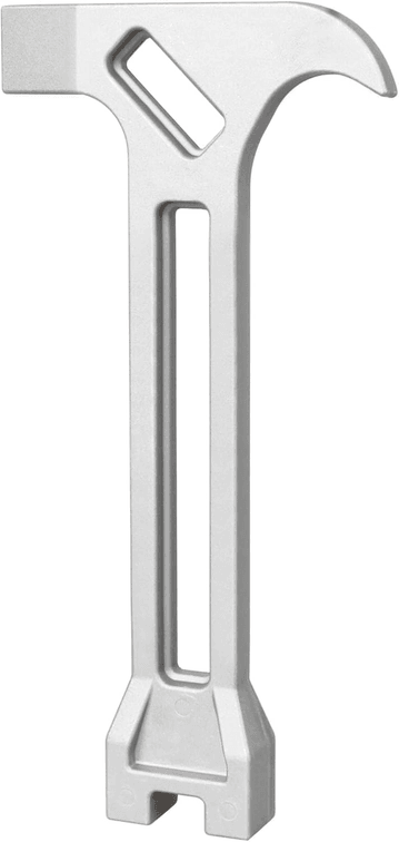 Emergency tool 4-in-1 gas shut-off wrench for emergency shut-off of gas and water in the event of an accident