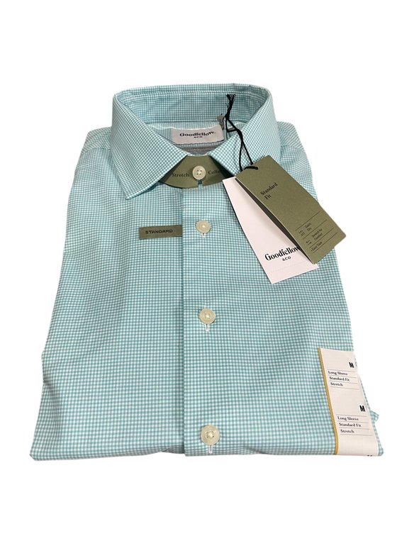 Size Medium Men's Standard Fit Dress Shirt