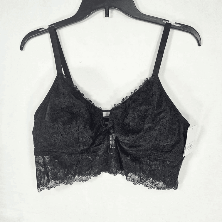 Womens Size Large - Auden Lightly Lined Bralette Black