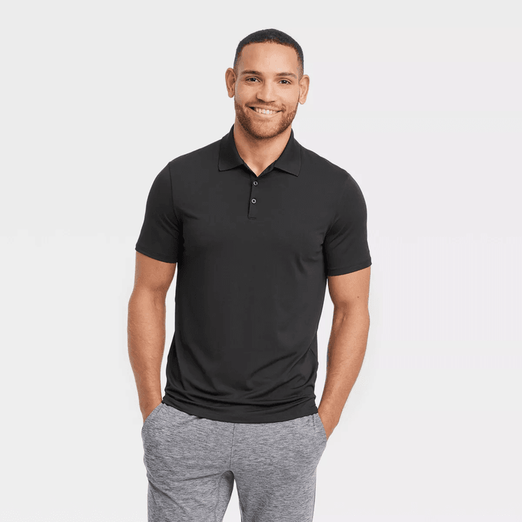 Size Medium - Men's Textured Polo Shirt - All In Motion™
