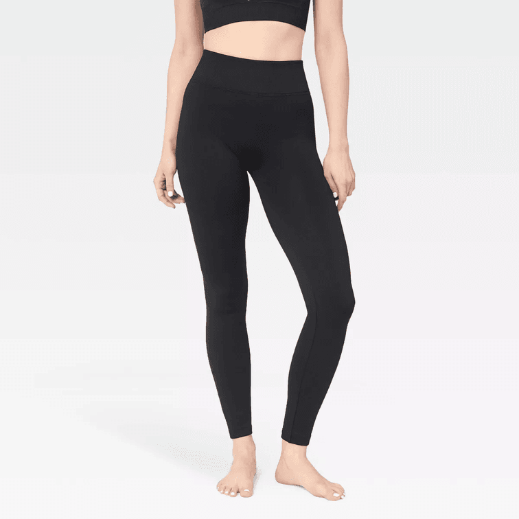 Women's Wander by Hottotties Seamless Thermal Leggings - Black - Size Small 
