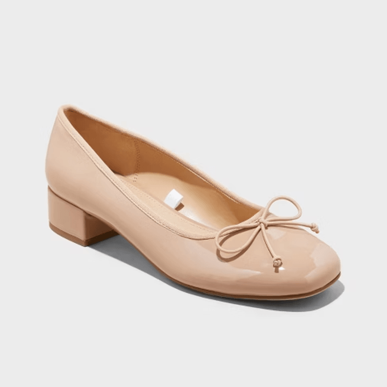 Size 11 - Women's Joy Ballet Pumps - A New Day™ Beige 