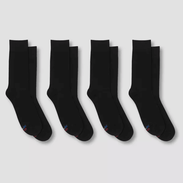 Hanes Premium Men's 3pk Lightweight Casual Socks  - 3 Pairs - Picture is for style reference 