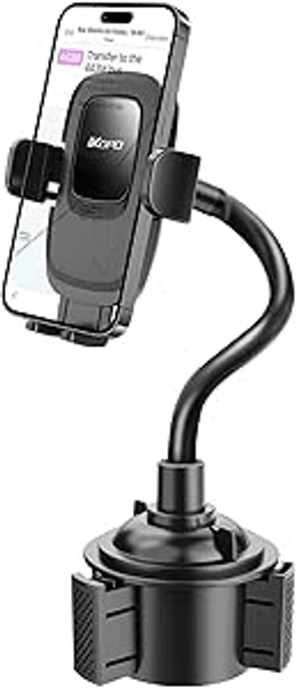 Universal Sturdiest Shockproof Cup Phone Holder Car Mount Suitable for iPhone, Samsung, LG and More