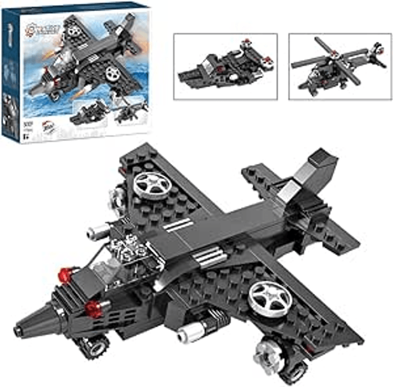 3 in 1 Creator Plane Fighter Jet Building Set