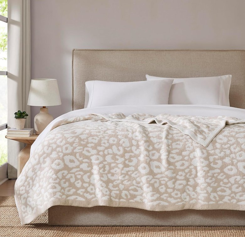 Leopard Beige Blanket