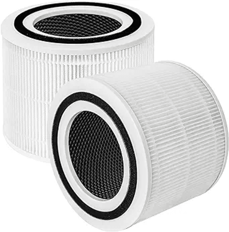 Core 300 Replacement Filter for Levoit Air Purifier Core 300-rf Core 300s, 3-in-1 Pre, H13 True HEPA, Activated Carbon Filtration System, Pack of 2