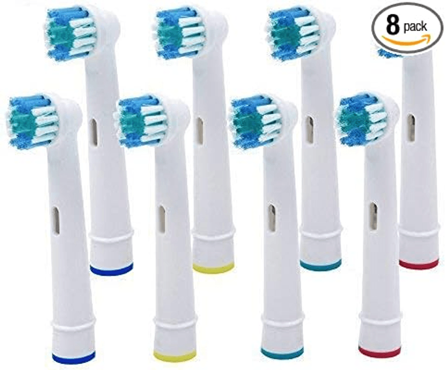 Set of 8 - Ronsit Replacement Brush Heads Compatible with Electric Toothbrush