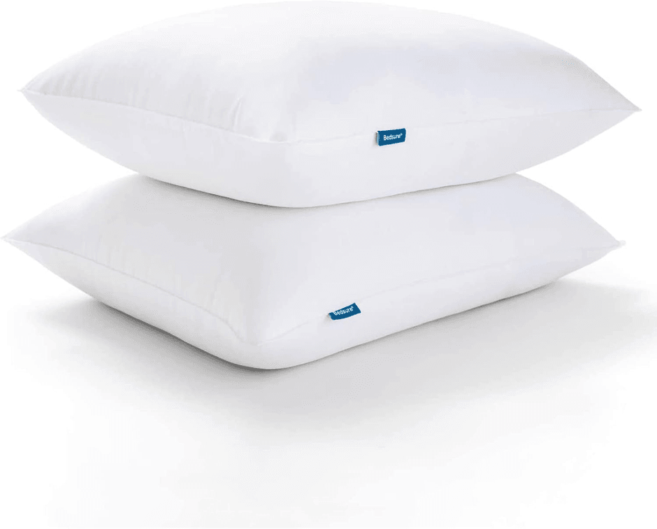 Bedsure Standard Pillows Size Set of 2 - Bed Pillows Standard Size for Sleeping, Soft and Supportive, Hotel Quality, Original Down Alternative Filling for Side, Back Sleepers, 2 Pack