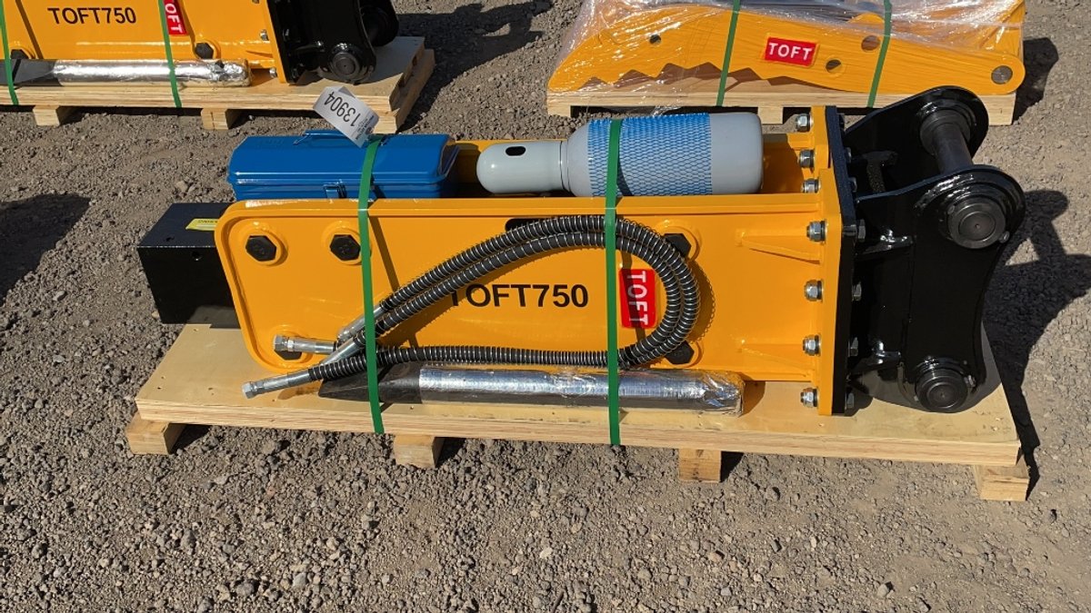 UNUSED TOFT 750 EXCAVATOR BREAKER