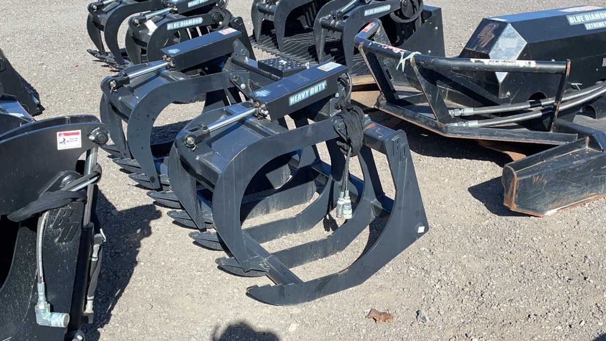 BLUE DIAMOND 72" HD SKID STEER SKELETON GRAPPLE