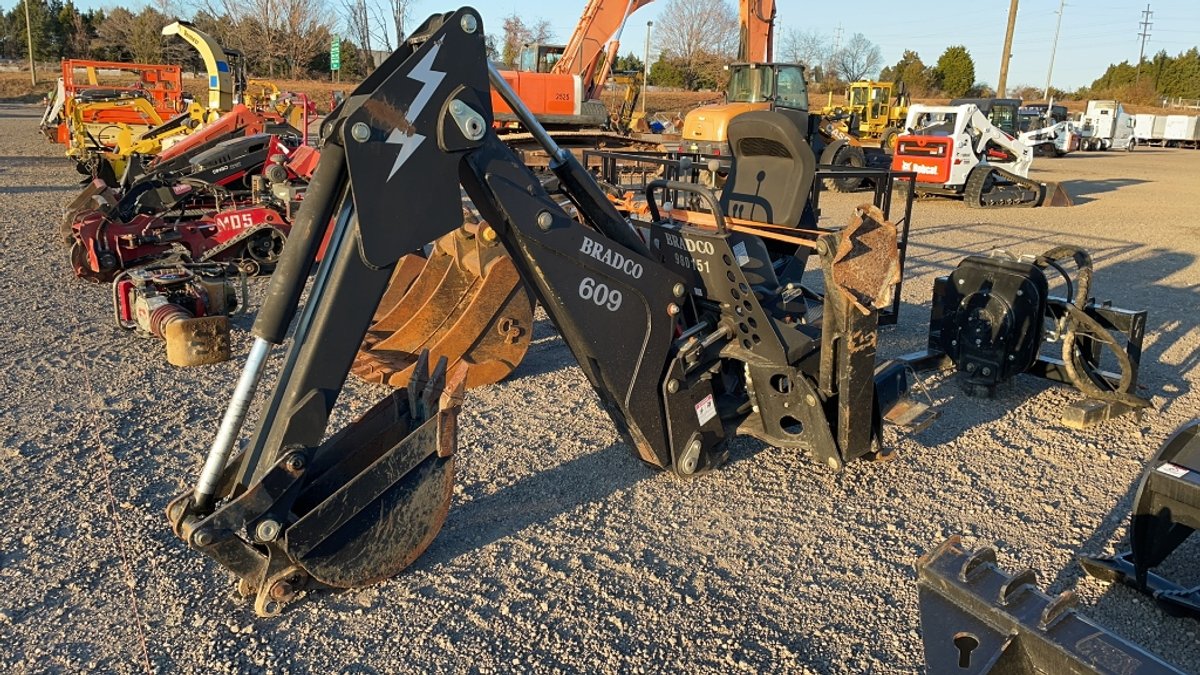 BRADCO 8609X SKID STEER BACKHOE