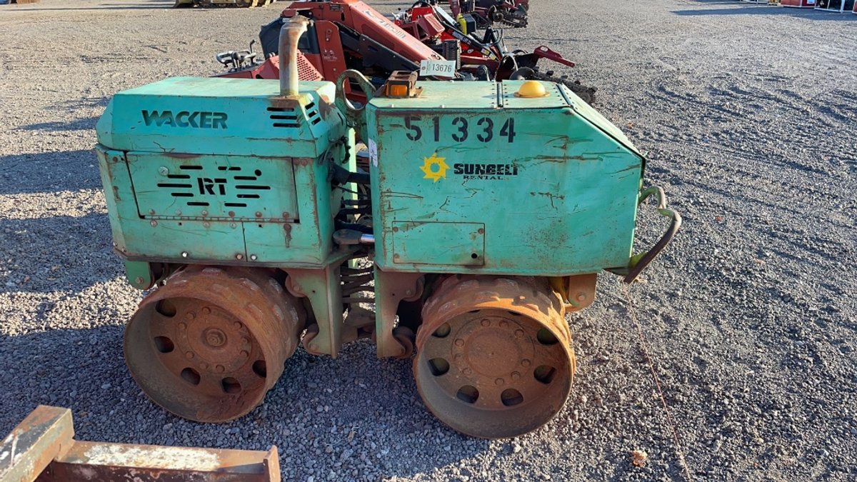 WACKER RT820 32" DOUBLE DRUM TRENCH COMPACTOR