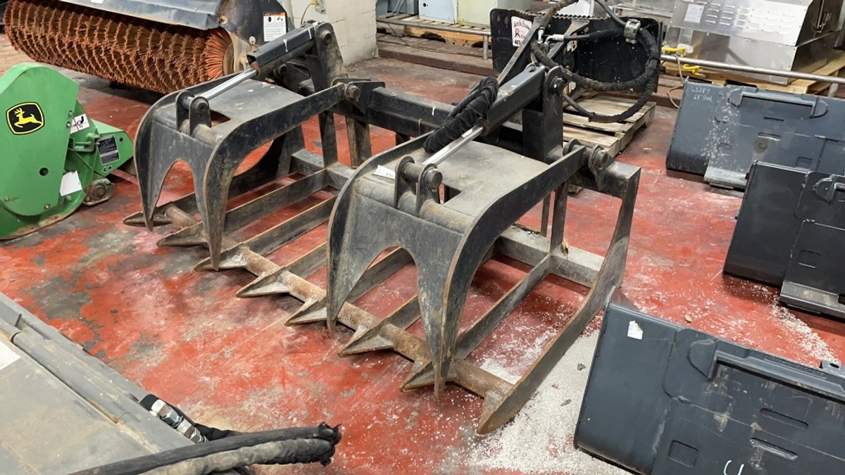 2 CYLINDER SKELETON 75" GRAPPLE BUCKET