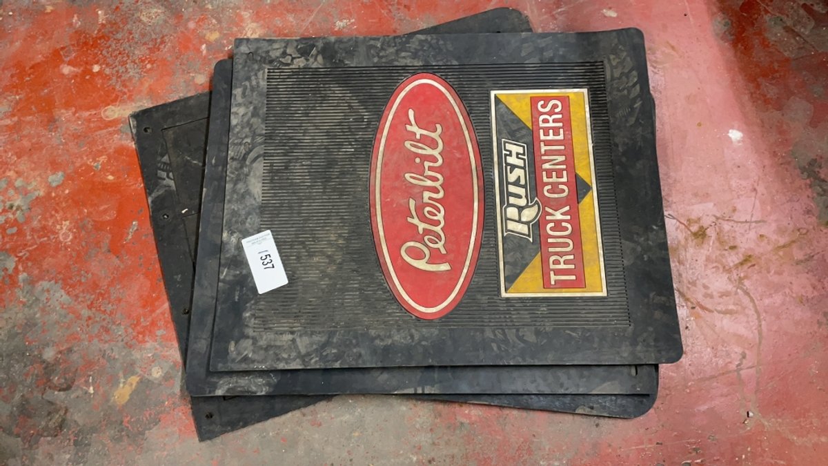 QTY 4) ROAD TRACTOR MUD FLAPS