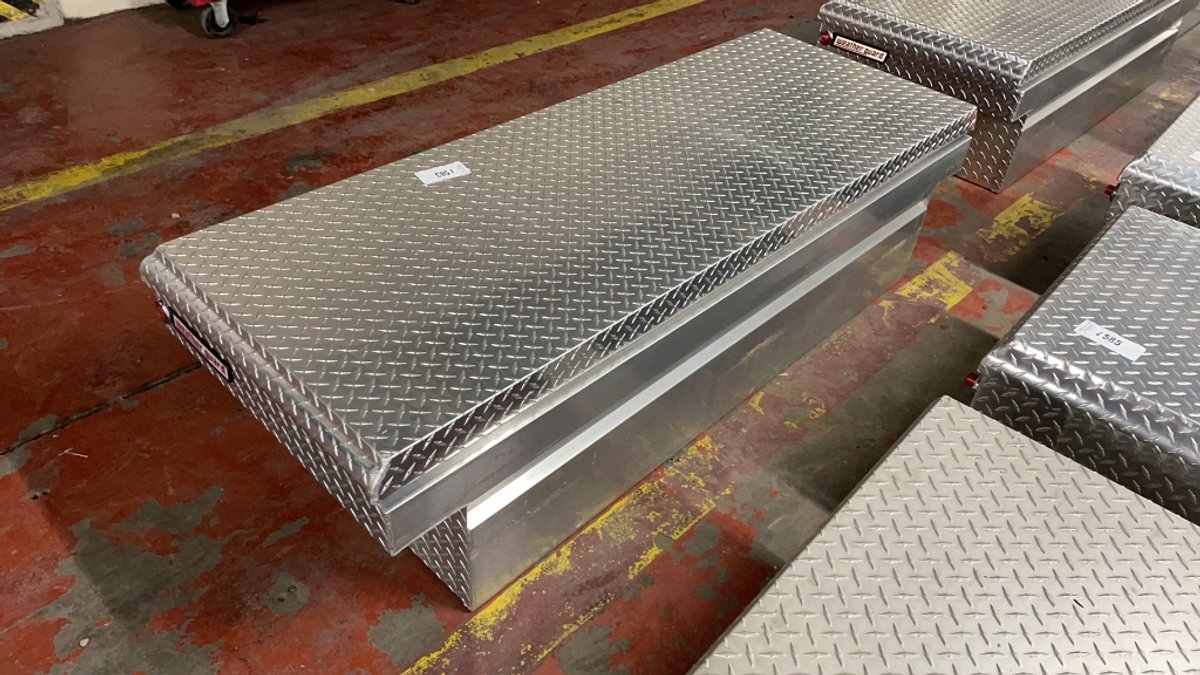 ALUMINUM WEATHER GUARD 27" W X 60" L TRUCK TOOLBOX