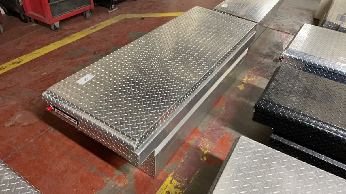 ALUMINUM WEATHER GUARD 27" W X 60" L TRUCK TOOLBOX