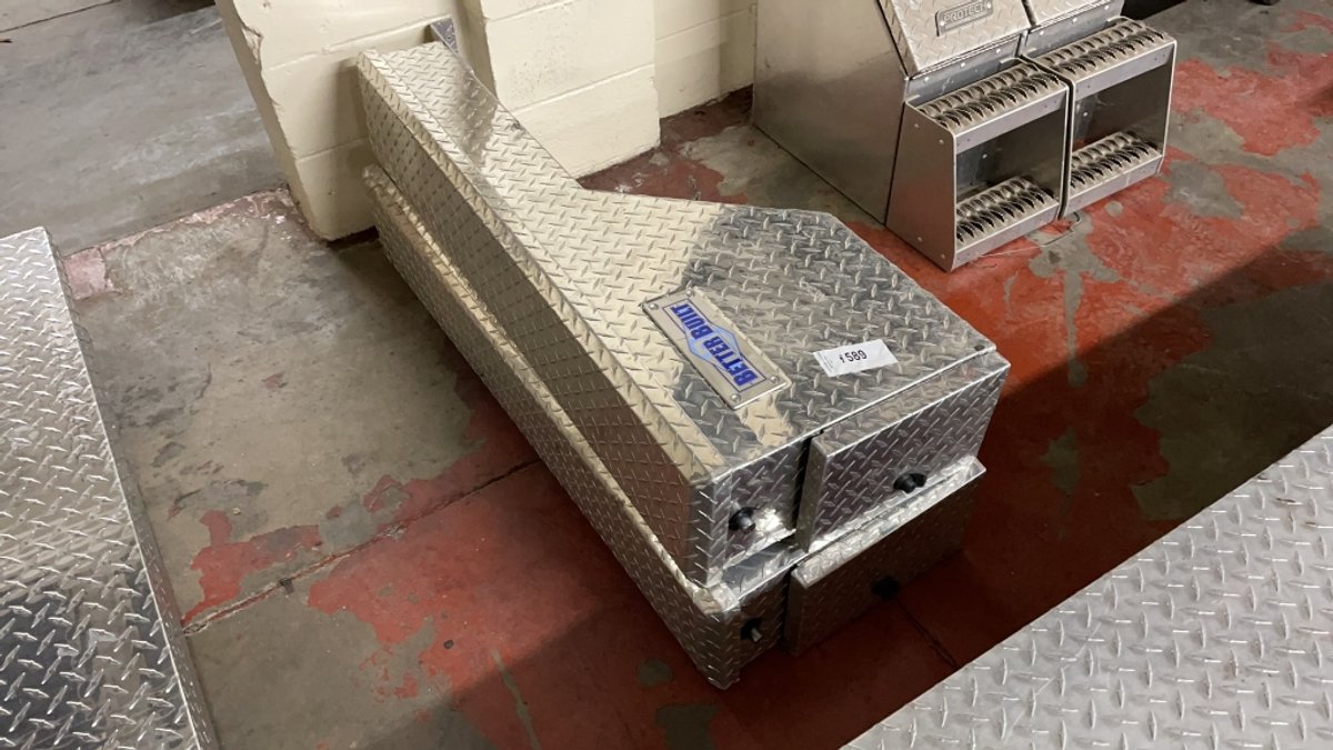 QTY 2) BETTER BUILT FENDER WELL TOOLBOXES