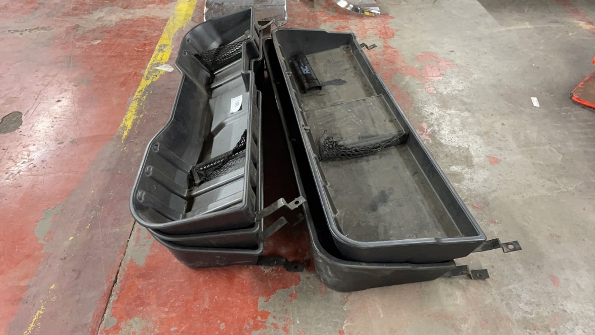 QTY 5) ASSORTED FACTORY UNDER SEAT TOOLBOX