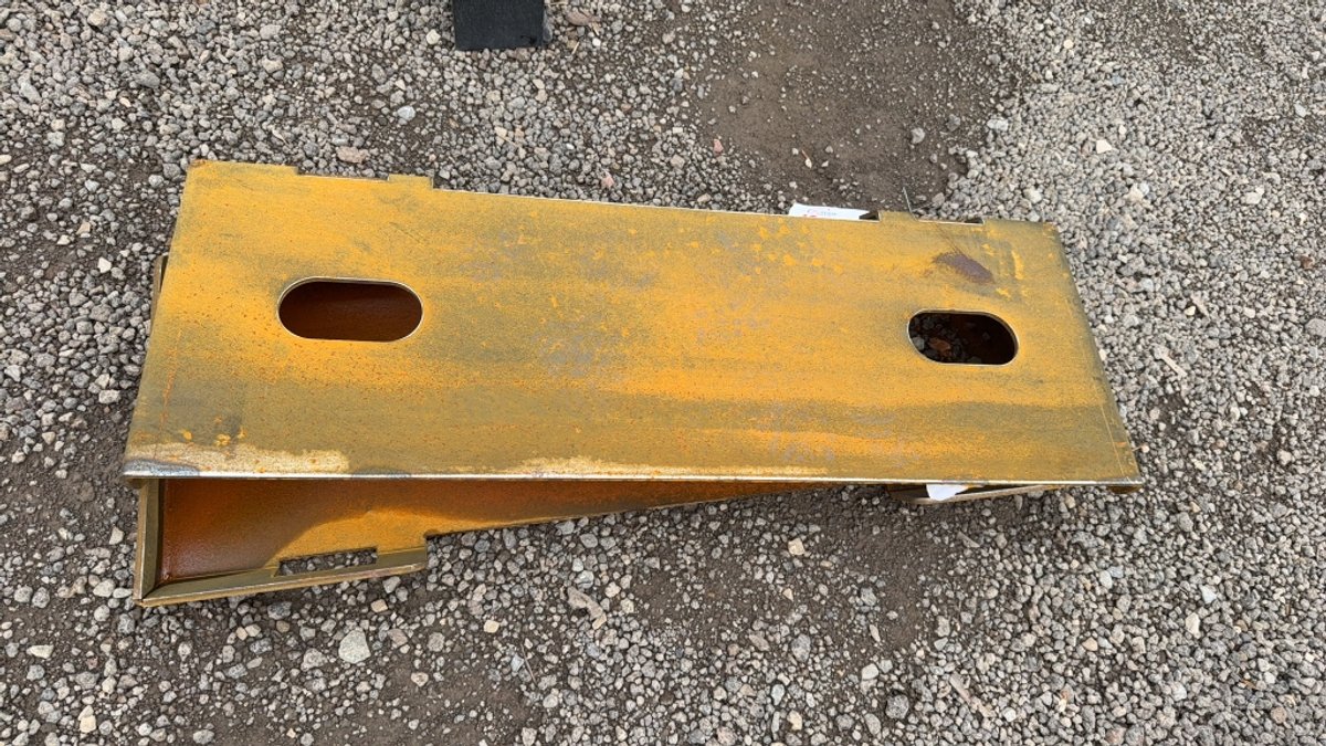 QTY 2) SKID STEER WELD ON PLATES