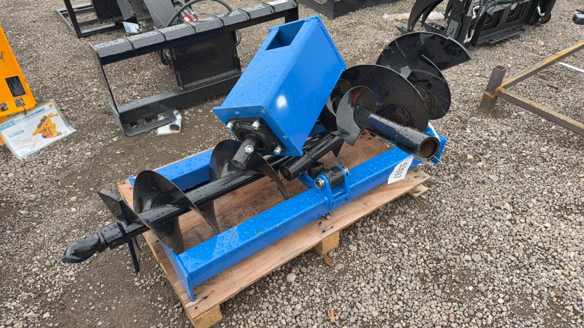 SKID STEER POST HOLE AUGER