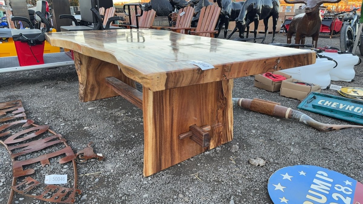 8' WOODEN TABLE