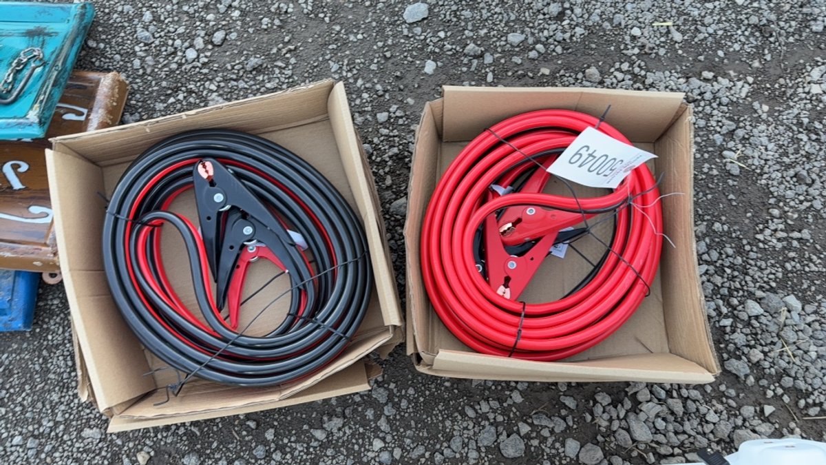 QTY 4) SETS OF JUMPER CABLES
