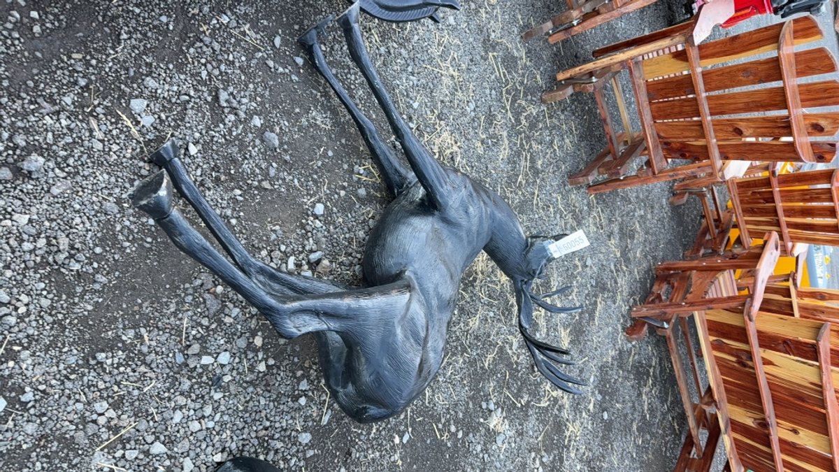 SMALL DEER STATUE