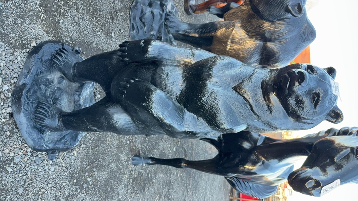 SMALL BEAR STATUE