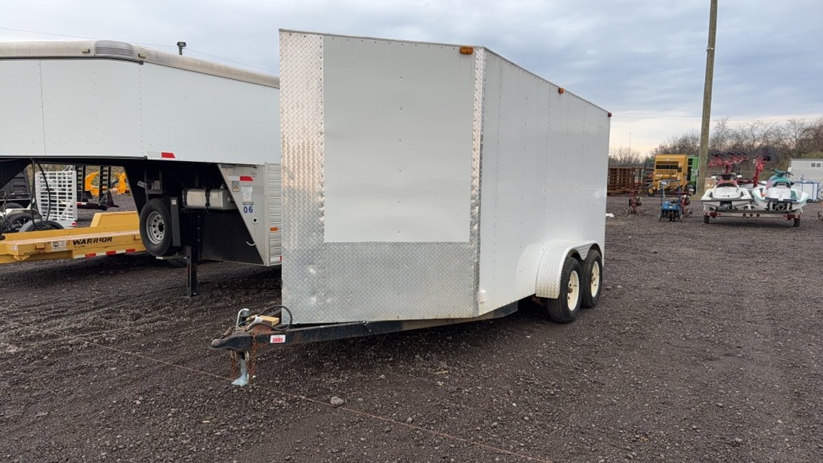 14' ENCLOSED BUMPER PULL TRAILER