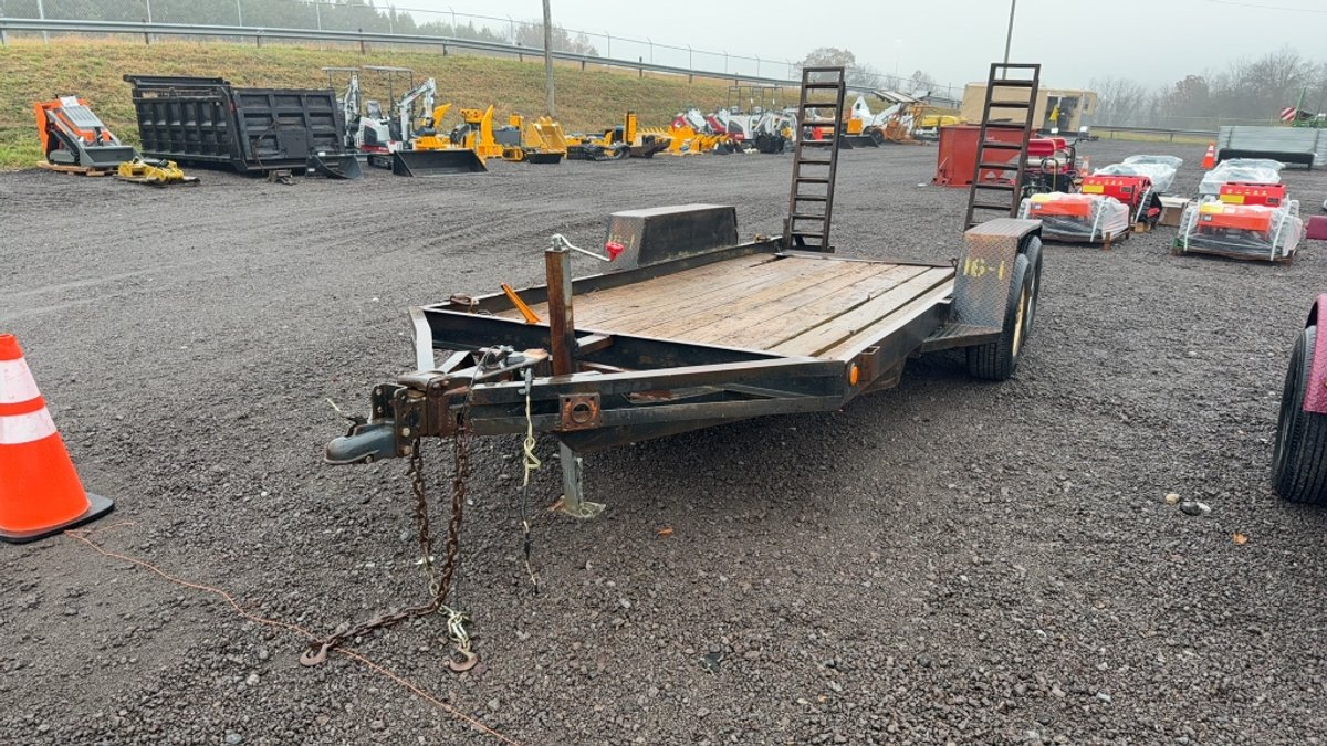1996 CRONKITE 16' BUMPER PULL TRAILER