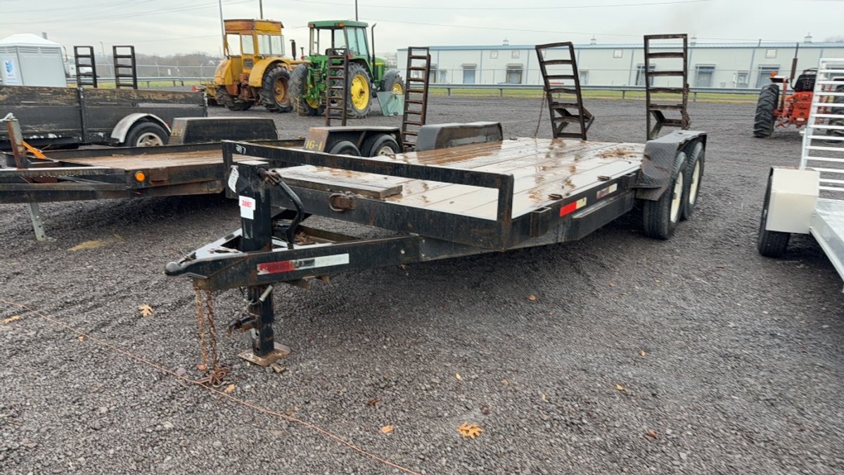 18' BUMPER PULL EQUIPMENT TRAILER