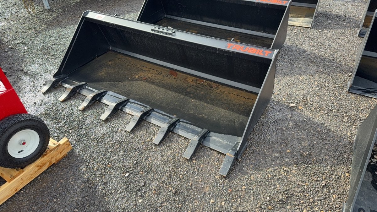TRUBILT 72" SKID STEER TOOTH BUCKET