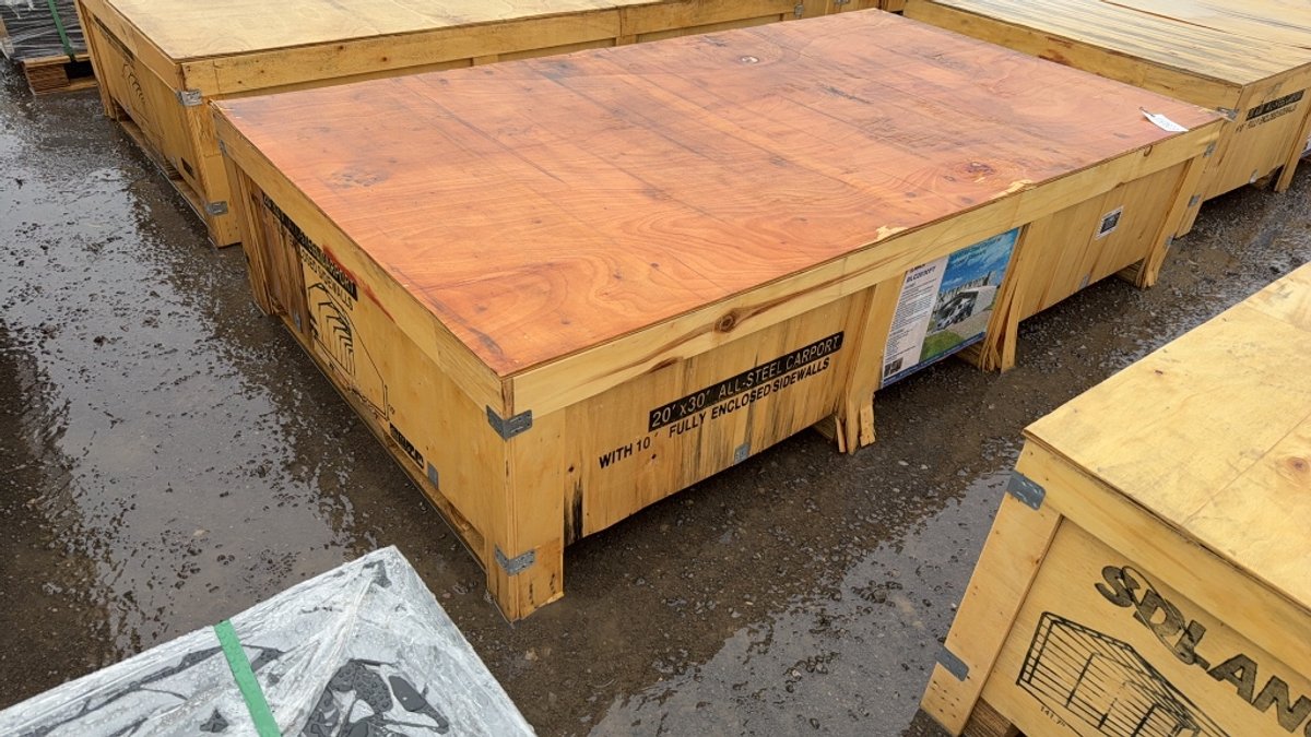SDLANCH 20' X 30' STEEL CARPORT