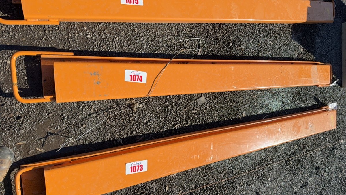 SET OF 84" PALLET FORK EXTENSIONS