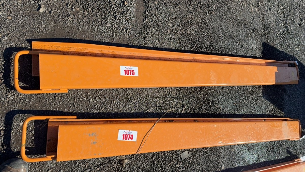 SET OF 84" PALLET FORK EXTENSIONS