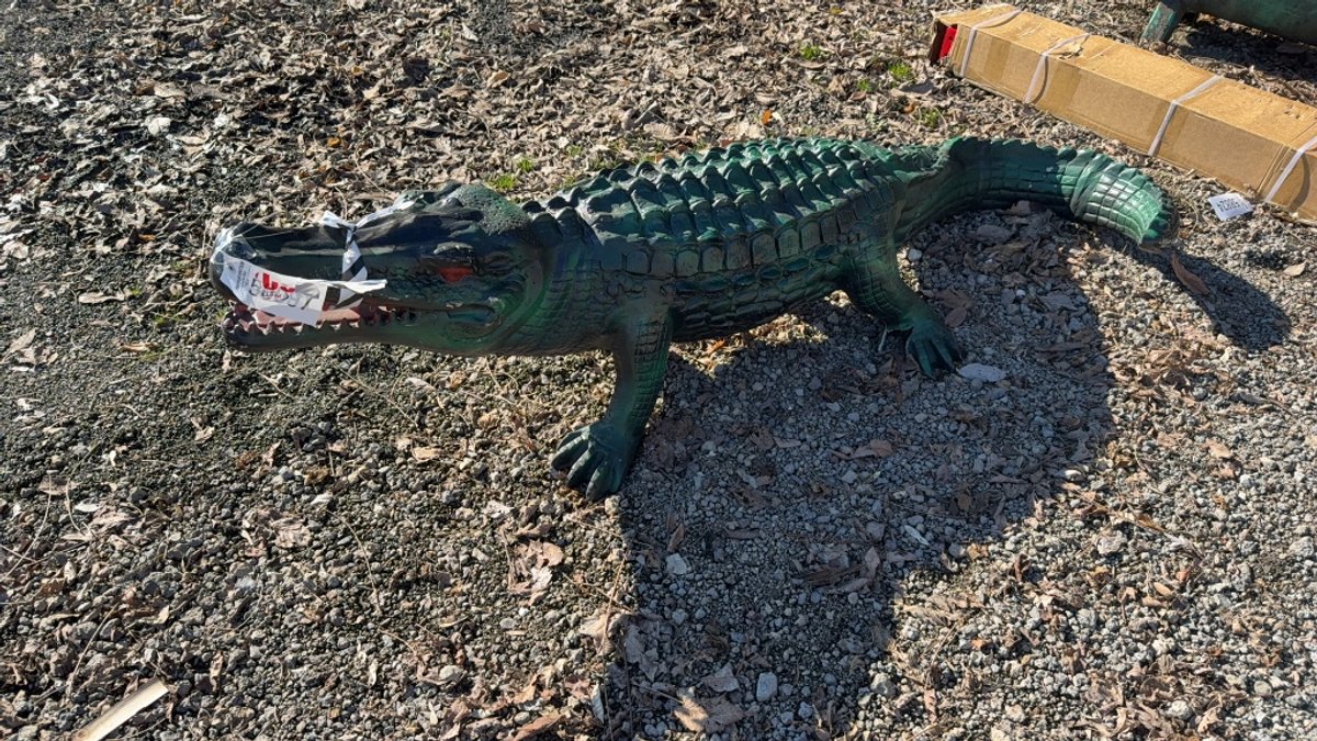 ALLIGATOR STATUE