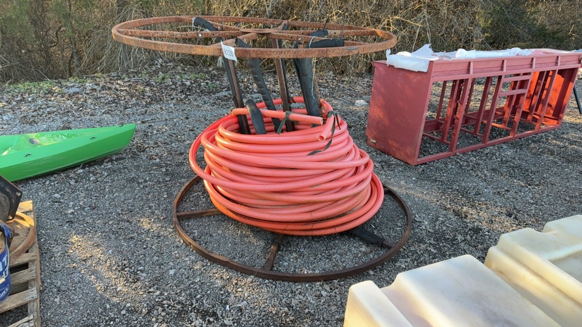 SPOOL OF 1 1/4" POLY PIPE