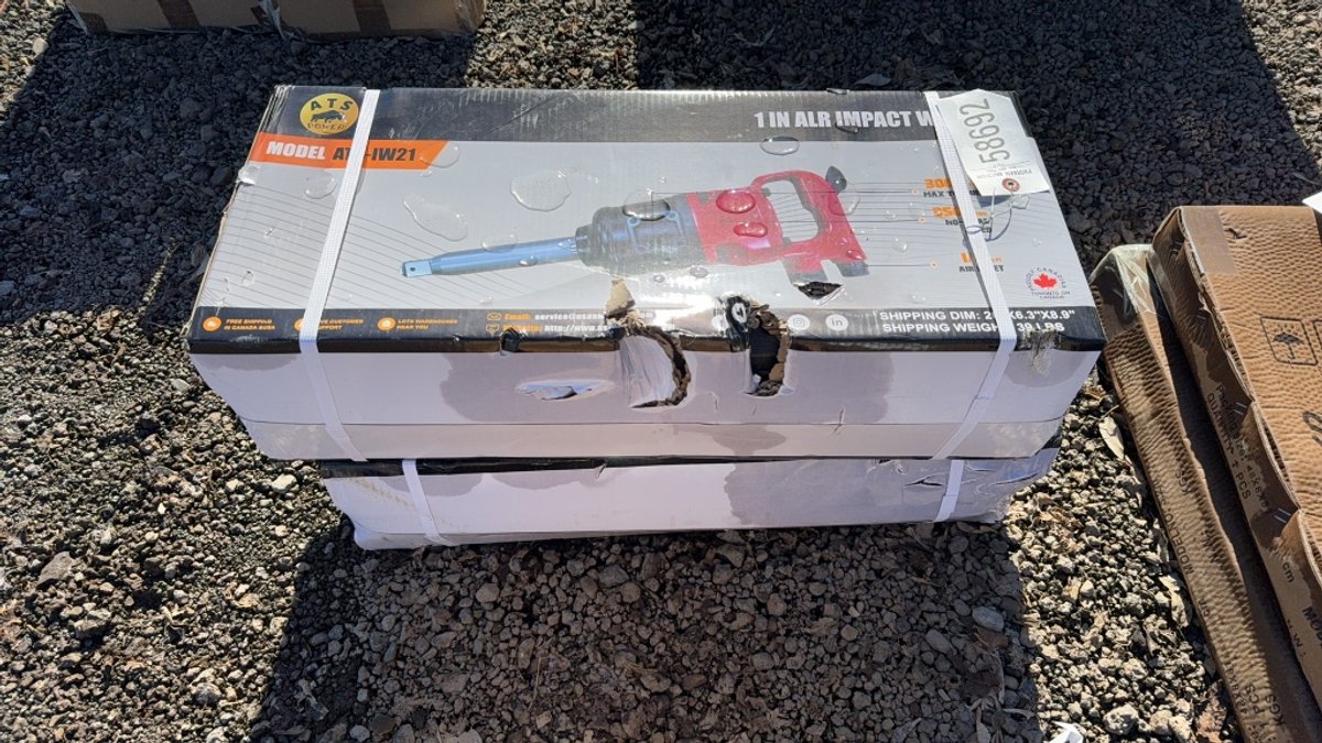 QTY (2) ATS 1" AIR IMPACT WRENCH