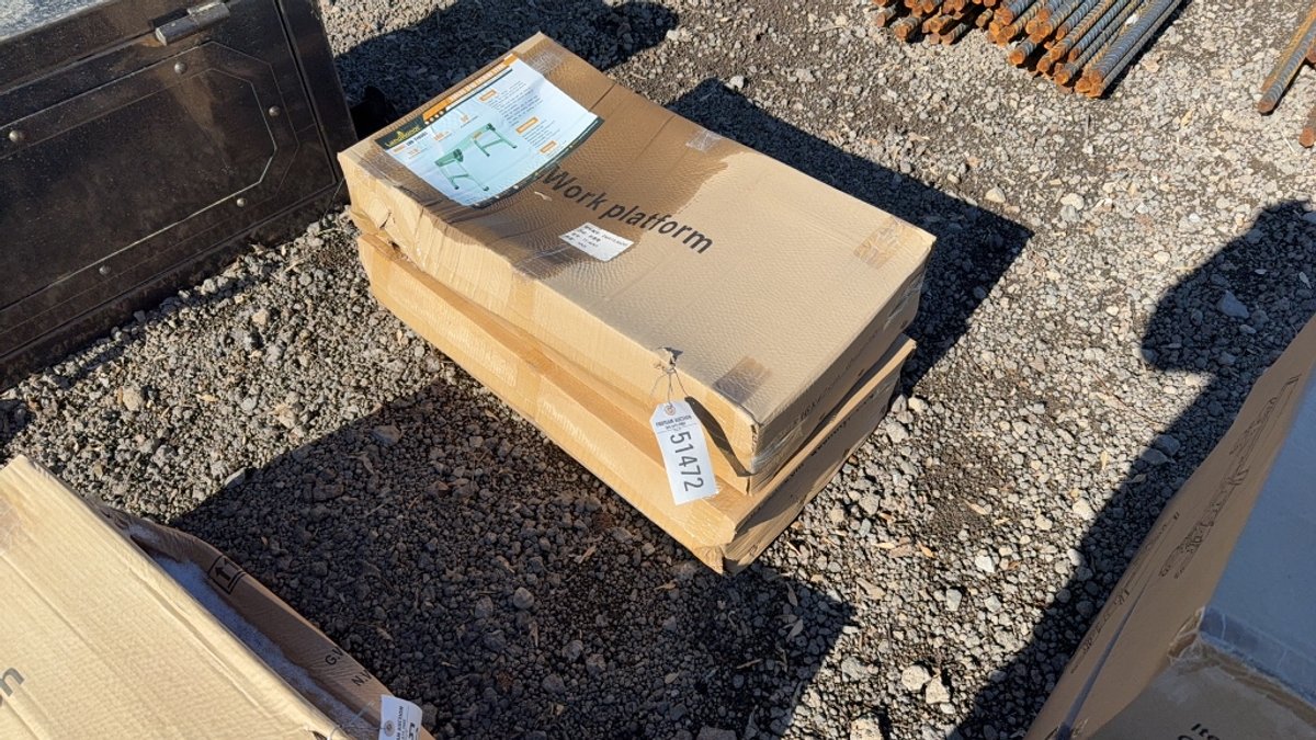QTY (2) 30" WORK PLATFORMS