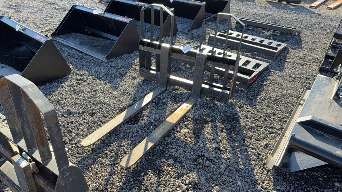 TRUBILT 48" SKID STEER PALLET FORKS