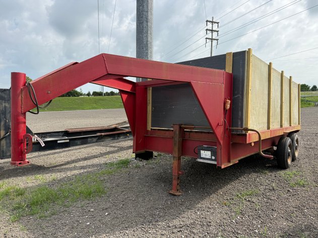 Image for 1988 7' X 14' GOOSE NECK DUMP TRAILER