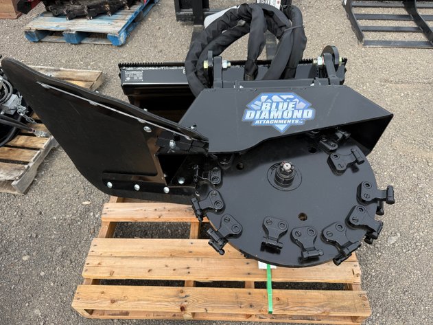 Image for BLUE DIAMOND SKID STEER STUMP GRINDER