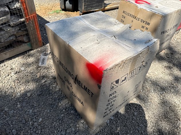 Image for QTY(8) WELDING HELMETS