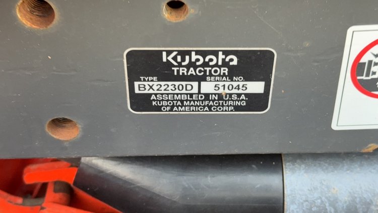 Image for KUBOTA BXZ230 TRACTOR