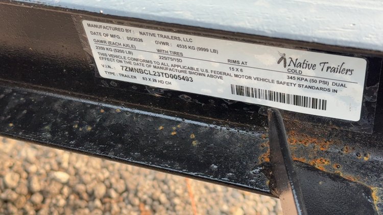 Image for 2026 NATIVE 28' BUMPER PULL TRAILER